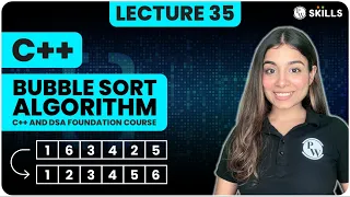 Bubble Sort Algorithm Optimized Bubble Sort Lecture-35 C and DSA Foundation course