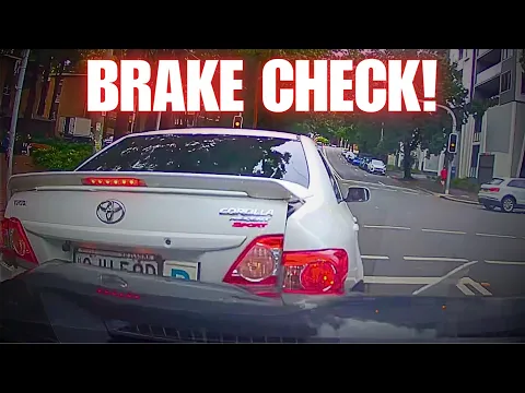 Download MP3 BRAKE CHECK WENT WRONG | CAR CRASHES \u0026 TOTAL IDIOTS ON THE ROAD 2024