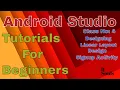 How to design signup form using Linear Layout Android Studio It Souls