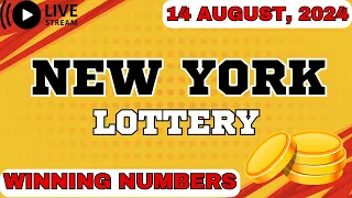 New York Midday Lottery Results For - 14 Aug 2024