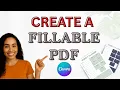 How to Make a Fillable PDF Digital Planner in Canva Free Easy