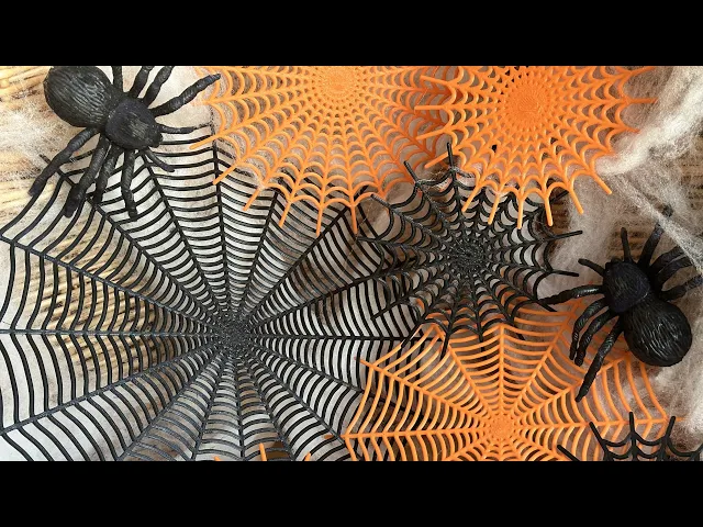 1.5GB Tangle of 260 Spiderwebs (Loose Strand Density) video thumbnail