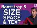 Size Spacing text in bootstrap 5 Margin Bootstrap 5 Padding in Bootstrap 5 English Size