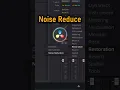 Lagu Reduce Noise in Davinci Resolve #shorts #editor #videoediting