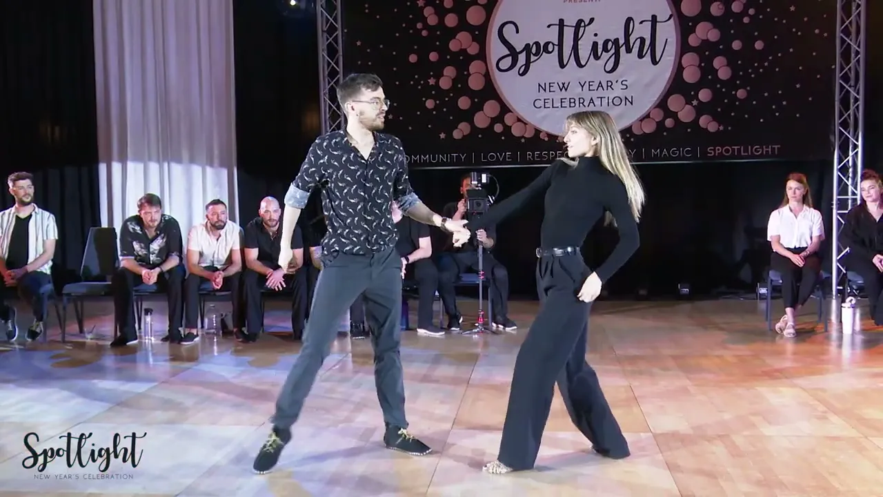 Spotlight New Year's Celebration 2023 Advanced Jack & Jill - Ariel Schwartz & Cecily Livingston