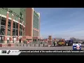 Fire in locker room extinguished at Lambeau Field