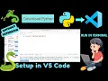 Download Install Setup Python in VS Code in 2024
