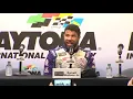 Bubba Wallace and his mom hug after his Daytona 500 run