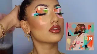 lets get creative music album inspired makeup tutorial juls colour afrobeats