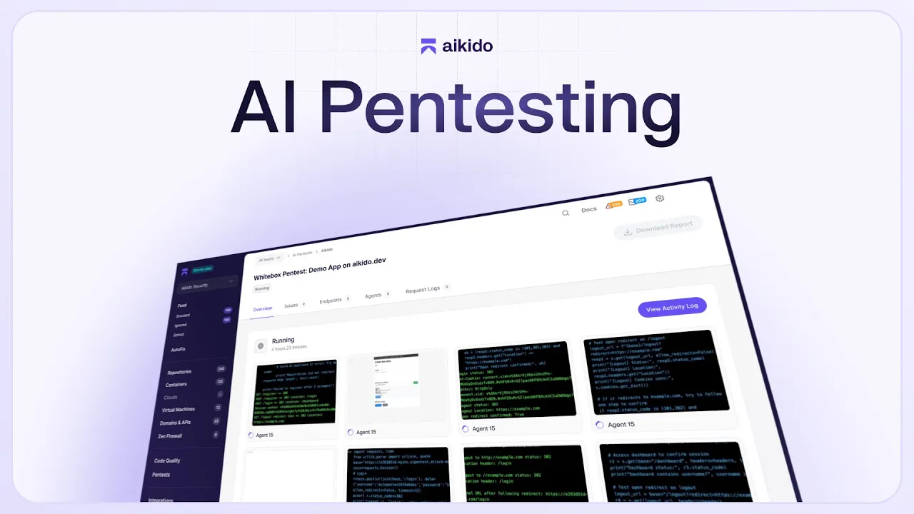Aikido Autonomous Pentesting launch ad