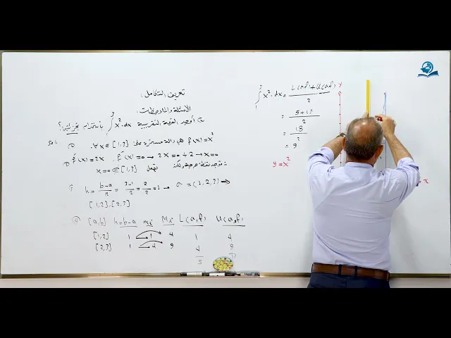 ⁣مادة الرياضيات للصف السادس الاعدادي : تعريف التكامل الجزء الثاني