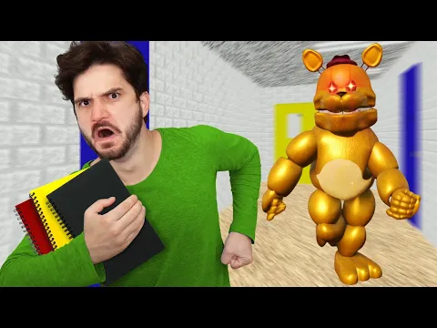 Video Thumbnail: BALDI'S BASIC MAS O FREDDY FAZBEAR ULTRA RÁPIDO ME PERSEGUE NA ESCOLA!