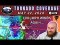 As It Happened LIVE Temple Texas Tornado and 100mph Winds on May 22 2024