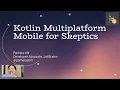 I Code Java 2022 Pamela Hill - Kotlin Multiplatform Mobile for Skeptics