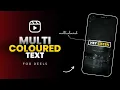 How to make multicoloured text for reels in android | Instagram text color change - Dheeraj Mehra