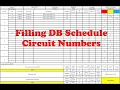 Create Your Own DB Distribution Board Load Panel Schedule Template Using Excel Sheet Part 3