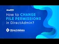 How to Change File Permissions via DirectAdmin MilesWeb