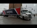 Patriots truck carrying N95 masks receives NYC police escort