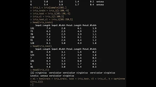 HOW TO USE KNN FUNCTION FROM CLASS PACKAGE IN R USING IRIS DATASET DATA SCIENCE IN R