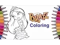 Coloring Princess Bratz Coloring pictures for toddlers for girls