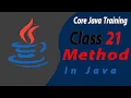 Class 21 how to call method in java in hindi