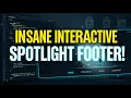 Build a Premium Spotlight Footer Effect from Scratch