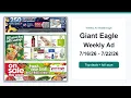 Giant Eagle Weekly Ad 26 - 26 Best Deals