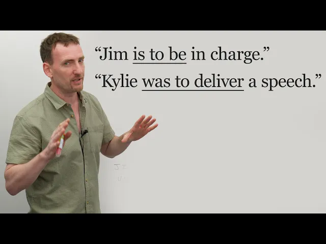 Video: Advanced English: “She is to be...”, “He was to go...”