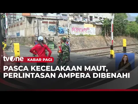 Perlintasan Ampera Mulai Dibenahi Pascakecelakaan
