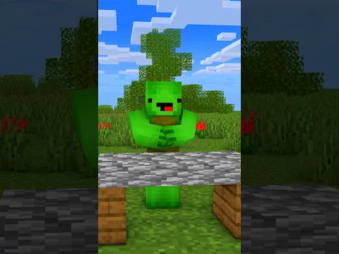 HELP Mikey Break Bedrock - MAIZEN Minecraft Animation #shorts