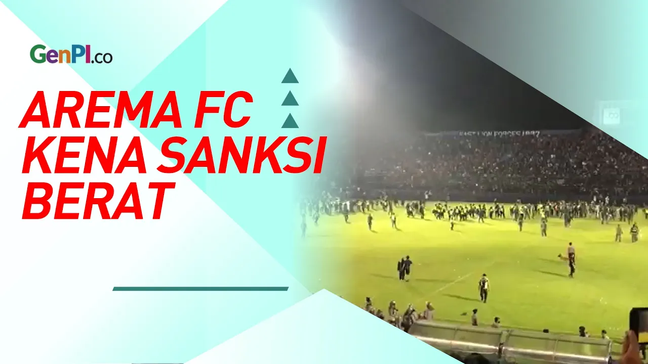 PSSI: Imbas Tragedi Suporter, Arema FC Kena Sanksi Berat