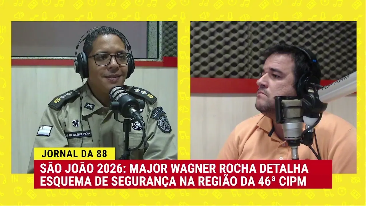 São João 2026: Major Wagner Rocha detalha esquema de segurança, na região da 46ª CIPM