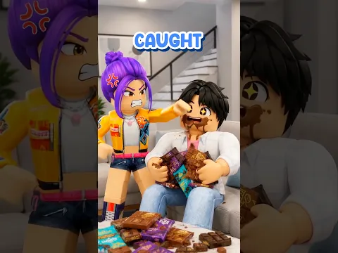 You caught Jinu eating your chocolate! 🍫😤