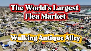 Walking Antique Alley at the World s Largest Flea Market