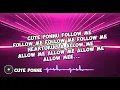 Cute Ponne lyrics - ft. Anirudh, Vivek Mervin