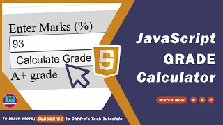 Grade Calculator App in JavaScript - JavaScript Interactive Application 09