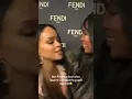 Rihanna s face after Naomi Campbell hugged and kissed her