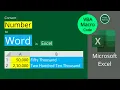 Convert Number to Words in Excel Code