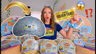 UNBOXING *VIRAL* MEGA JUMBO & GOLDEN TICKET MYSTERY DUMPLINGS!!🫢✨💎⁉️(WORLDS RAREST FIND OMG!!!😭)