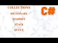 C Sharp Part9 Collections Dictionary HashSet Stack Queue Ravinder Gattu Gattu Tutorials