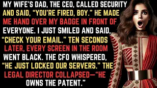 I Nodded Thank You Then Sold A 10B Patent To A Competitor 2 Days After Being Fired By The CEO 