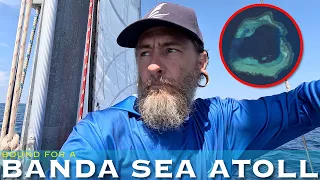 Crossing the Banda Sea to a Submerged Atoll at Take Bonerate National park in Indonesia