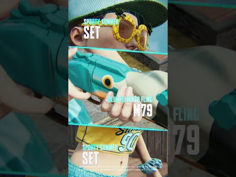 Pineapple shades, flamingo firepower.🦩Available from Aug 12 on PC and Aug 20 on console.