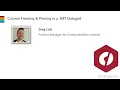 ComponentOne Live How to Add Column Pinning and Freezing in a WinForms Datagrid