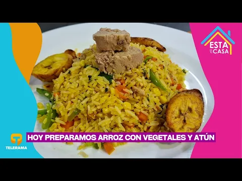 Hoy preparamos arroz con vegetales y atún