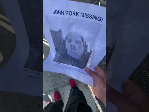 Download MP3 John Pork Missing (Scary)     #johnpork