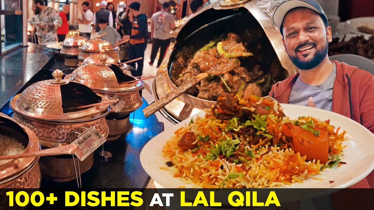 100+ Dishes at Lal Qila Buffet   The Top Buffet Restaurant from Karachi in Dubai