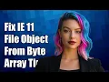Fixing IE 11 File Object Creation from Byte Array in Angular 2 Solutions Tips