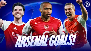 BEST Arsenal Champions League Goals Of All Time!