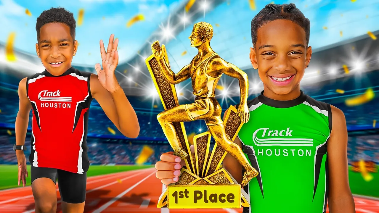 DJ & KYRIE FIRST EVER TRACK & FIELD MEET!